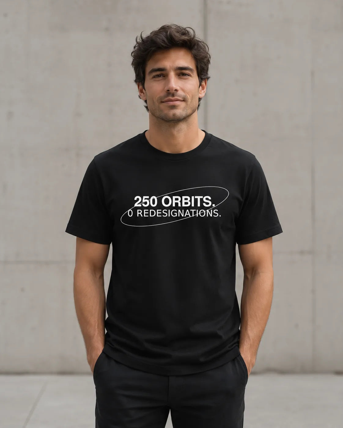 250 Orbits Tee – America 250th Anniversary | Minimalist Patriotic Shirt 2026